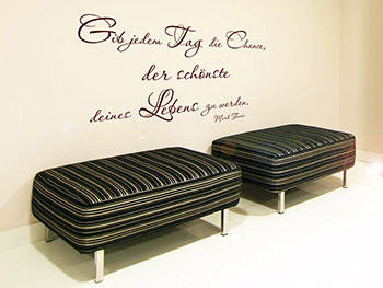 Wandzitat von Mark Twain 