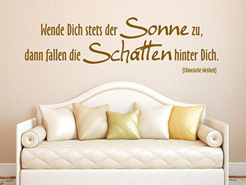 Wandtattoo Wende Dich... im Wohnbereich