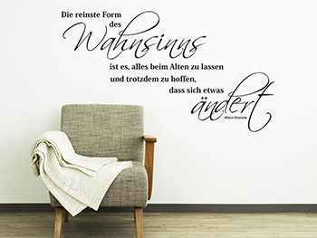 Wandtattoo Zitat: Hoffen, dass sich etwas ndert