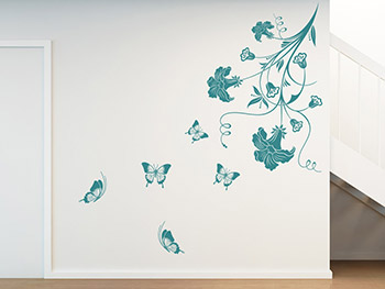 Wandtattoo Schne Ranke an der Decke