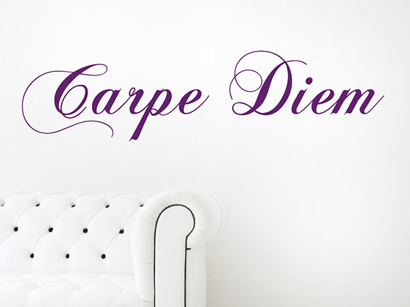 Wandtattoo Carpe Diem - Nutze den Tag