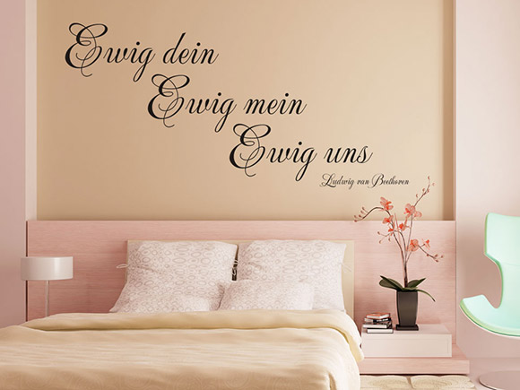 Wandtattoo Ewig dein