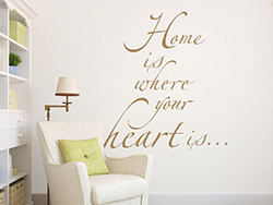 Wandtattoo Home