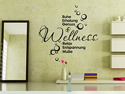 Wandtattoo Wellness