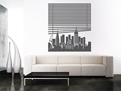 Wandtattoo Fenster New York