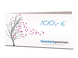 Wandtattoo Geschenkgutschein ber 100 Euro