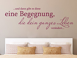 Wandtattoo Die Begegnung, die dein Leben verndert